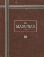 Mason City High School 1931 yearbook cover photo