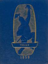 Troy High School 1950 yearbook cover photo