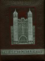 Gratz High School 1951 yearbook cover photo