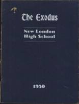 New London High School 1950 yearbook cover photo