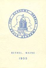 1955 Gould Academy Yearbook from Bethel, Maine cover image