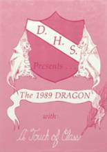 Deshler High School 1989 yearbook cover photo