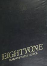 Park West High School 1981 yearbook cover photo