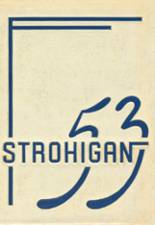 Strongsville High School 1953 yearbook cover photo