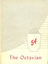 Octavia High School 1954 yearbook cover photo