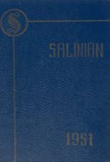 Saline High School 1951 yearbook cover photo