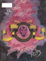 Wayne High School 1984 yearbook cover photo