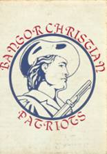 Bangor Christian High School 1974 yearbook cover photo