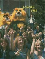 Sonora Union High School 1982 yearbook cover photo