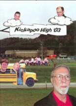 Kickapoo High School 2003 yearbook cover photo