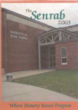 Barnesville High School 2003 yearbook cover photo