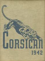Corsicana High School 1942 yearbook cover photo