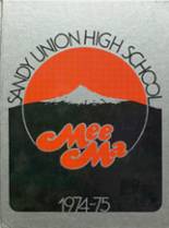 Sandy Union High School 1975 yearbook cover photo