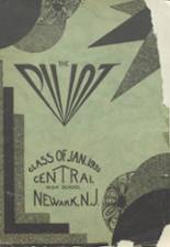 1933 Central High School Yearbook from Newark, New Jersey cover image