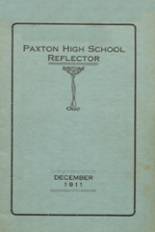 Paxton High School 1911 yearbook cover photo