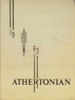 Atherton High School 1963 yearbook cover photo
