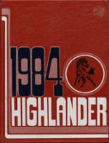 Laurel Highlands High School 1984 yearbook cover photo