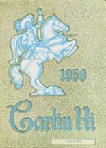 Carlinville High School 1959 yearbook cover photo