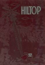 Hillsboro High School 1952 yearbook cover photo