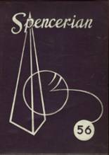 Spencer High School 1956 yearbook cover photo