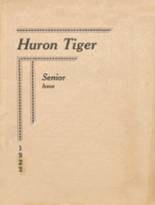Huron High School 1922 yearbook cover photo