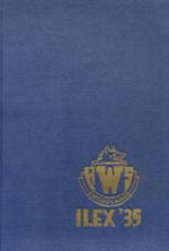 Woodland High School 1935 yearbook cover photo