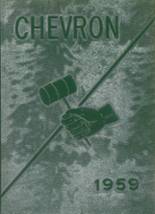 Albion High School 1959 yearbook cover photo