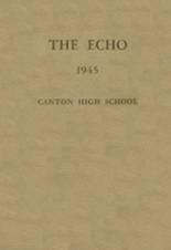 Canton High School 1945 yearbook cover photo