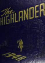 Highland Park High School 1948 yearbook cover photo