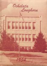 Ochelata High School 1954 yearbook cover photo