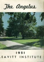 1951 Leavitt Institute Yearbook from Turner, Maine cover image