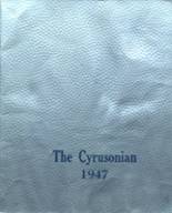 Cyrus High School 1947 yearbook cover photo