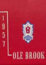 Brookhaven High School 1957 yearbook cover photo