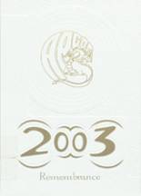 2003 Argos Community High School Yearbook from Argos, Indiana cover image