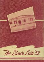 Cranfills Gap High School 1952 yearbook cover photo