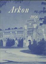 Arkport Central School 1956 yearbook cover photo