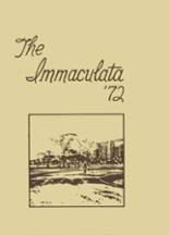 Immaculata High School 1972 yearbook cover photo