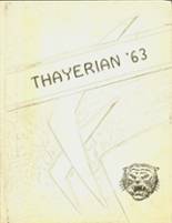 Thayer High School 1963 yearbook cover photo
