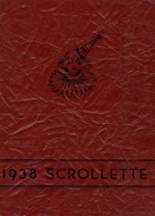 Boone High School 1938 yearbook cover photo