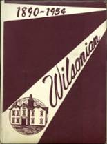 Wilson High School 1954 yearbook cover photo