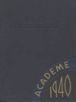 Academy High School 1940 yearbook cover photo