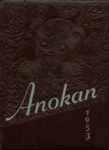 Anoka High School 1953 yearbook cover photo