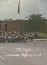 Prosper High School 1976 yearbook cover photo