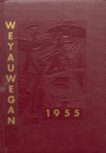 Weyauwega High School 1955 yearbook cover photo