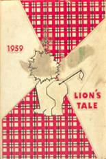 Leon High School 1959 yearbook cover photo