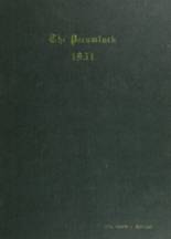 Deerfield Academy 1951 yearbook cover photo