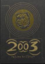 Calera High School 2003 yearbook cover photo