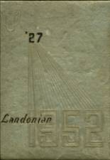 Landon High School 1952 yearbook cover photo