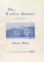 Walker High School 1957 yearbook cover photo