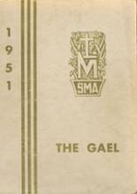 St. Mary's Academy 1951 yearbook cover photo